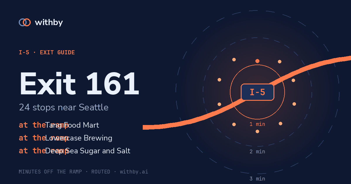 I-5 Exit 161 — Great Notion Brewing and 199 more stops | withby