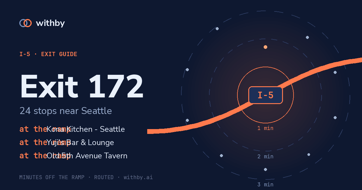 I-5 Exit 172 — Pilling's Pond and 246 more stops | withby