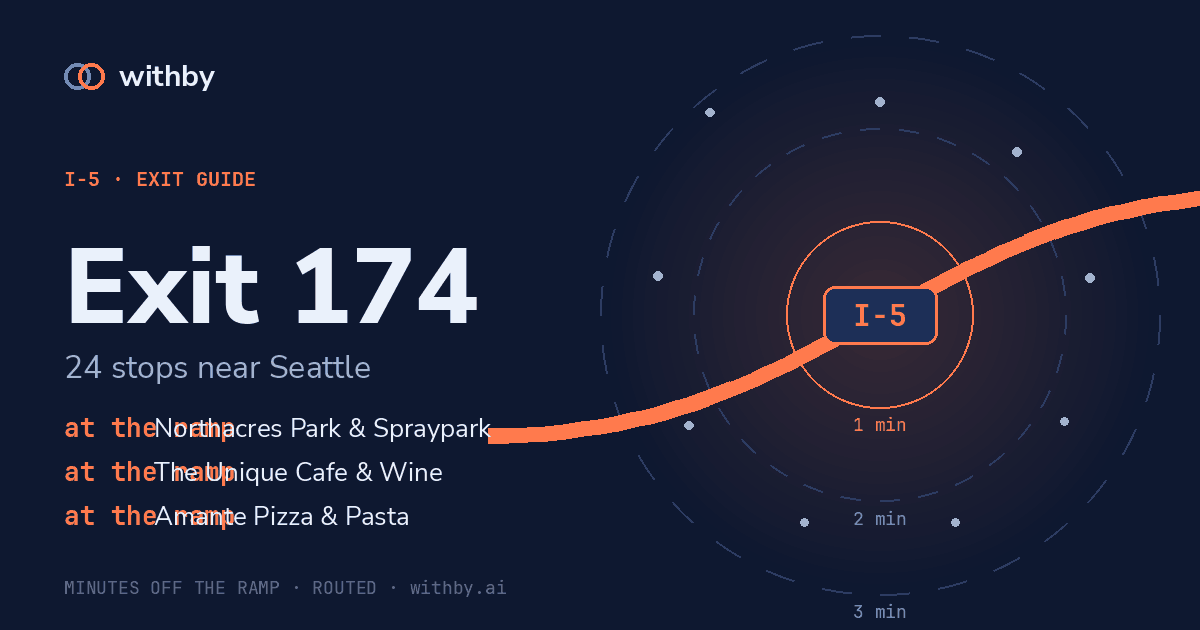 I-5 Exit 174 — Licorice Fern Natural Area and 161 more stops | withby