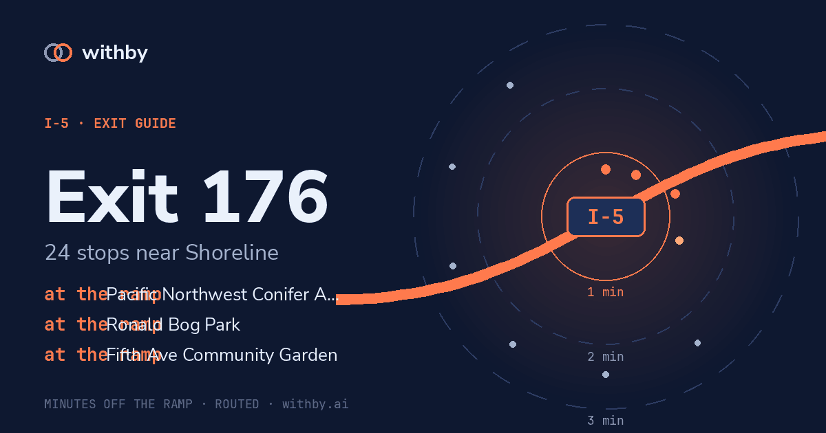 I-5 Exit 176 — Ronald Bog Park, Peking House and 91 more stops | withby