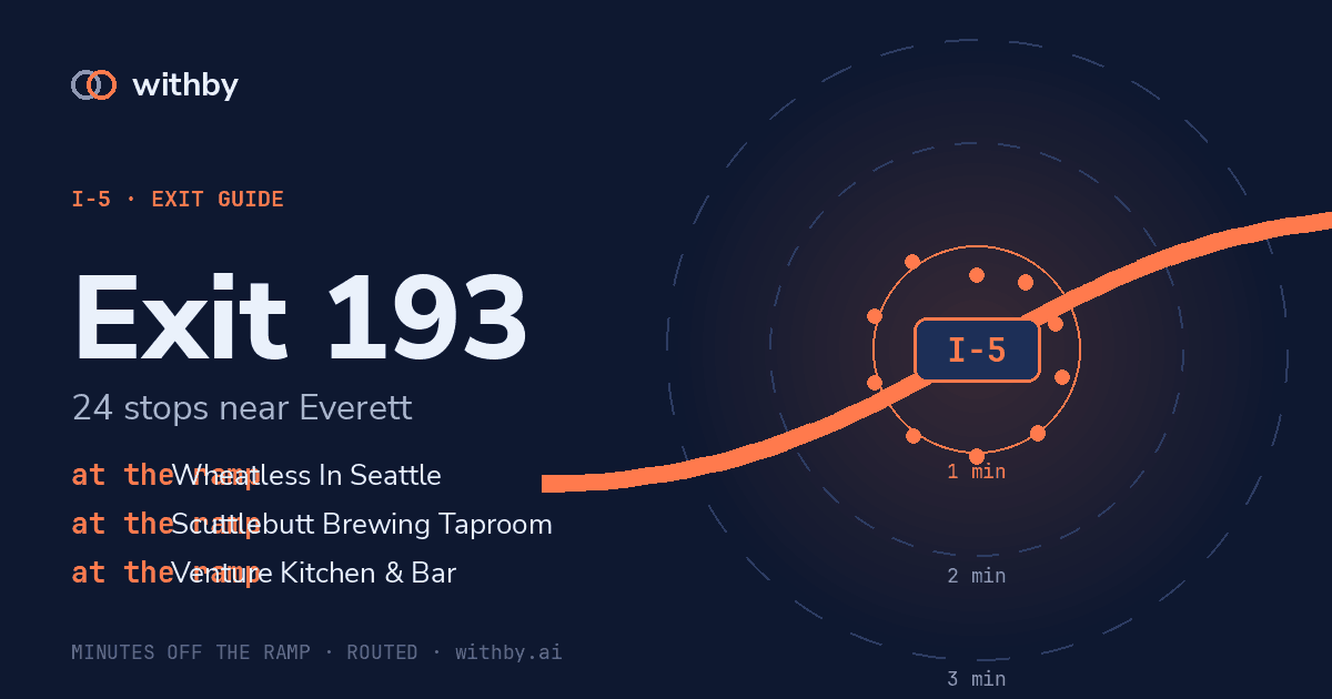 I-5 Exit 193 — Scuttlebutt Brewing Taproom and 225 more stops | withby