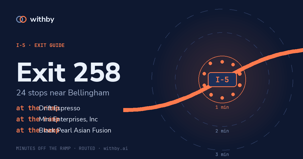 I-5 Exit 258 — Lummi Island Beach and 47 more stops | withby