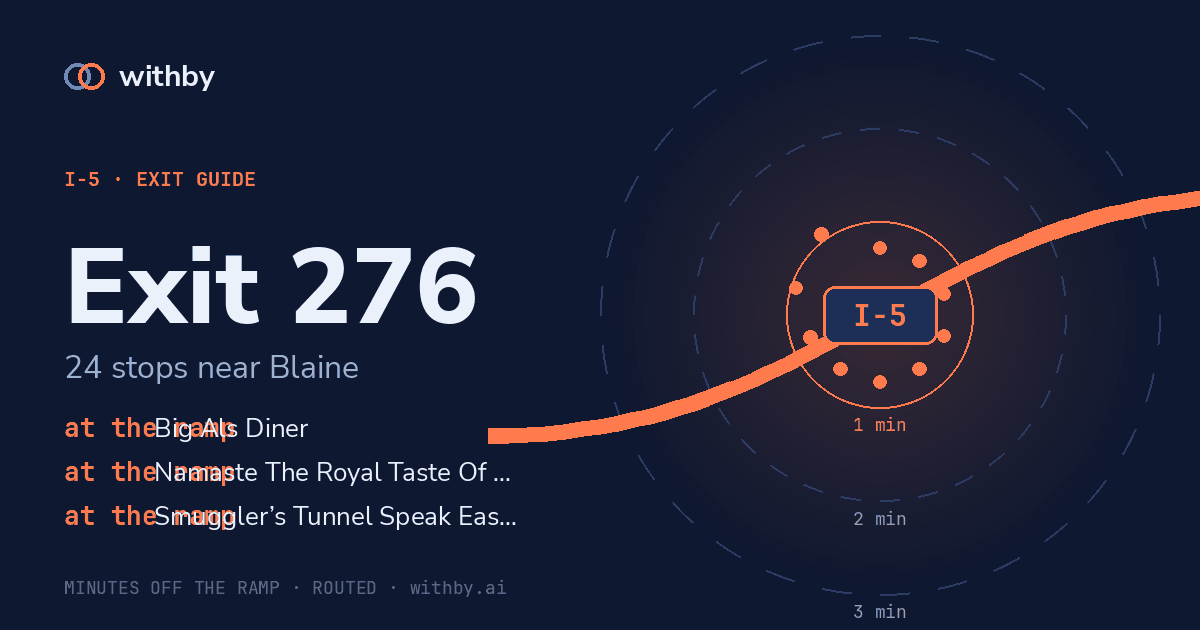 I-5 Exit 276 — G Street Plaza and 80 more stops | withby