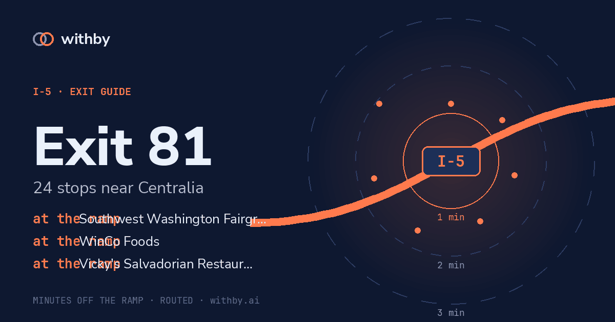 I-5 Exit 81 — WinCo Foods, Centralia and 36 more stops | withby