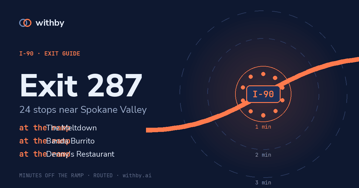 I-90 Exit 287 — Knox Park and 84 more stops | withby