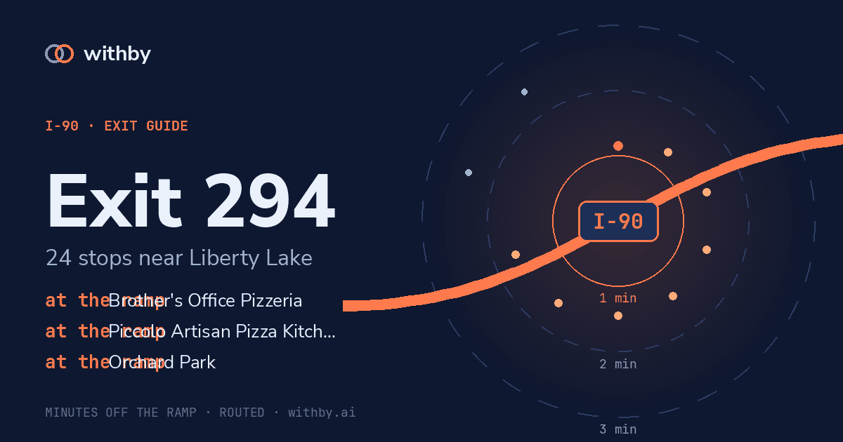 I-90 Exit 294 — Coppa Butchery and 38 more stops | withby