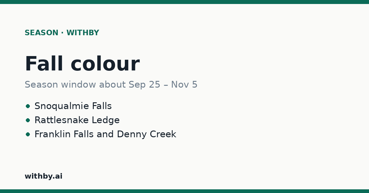 Fall colour on US-2 and I-90 | withby